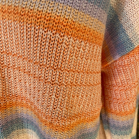 LOFT Colorful Sweater -‎ Size L - Picture 8 of 10